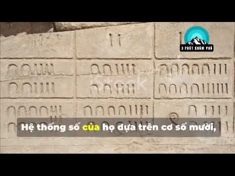 Chữ viết và số người ai cập cổ đại - youtube