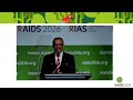 LIVE: @DrTedros' remarks at the @AIDS_conference opening. #AIDS2026