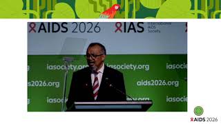 LIVE: @DrTedros' remarks at the @AIDS_conference opening. #AIDS2026