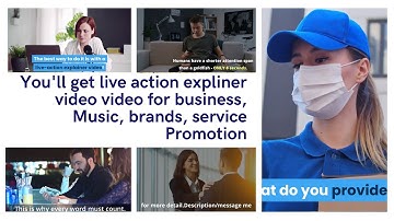 Live action Explainer video