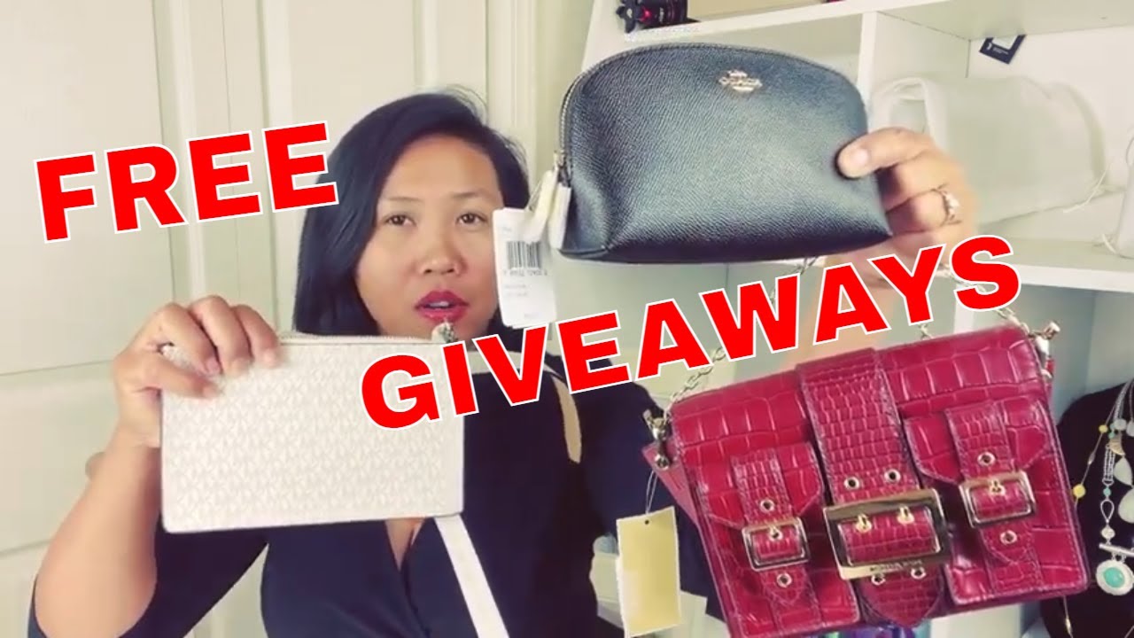 Designer bags Giveaways YouTube