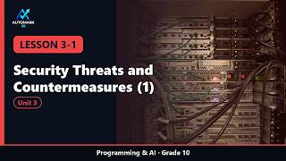 Lesson 3-1: Security Threats and Countermeasures (1) | Programming & AI — Grade 10 | AutoMark AI
