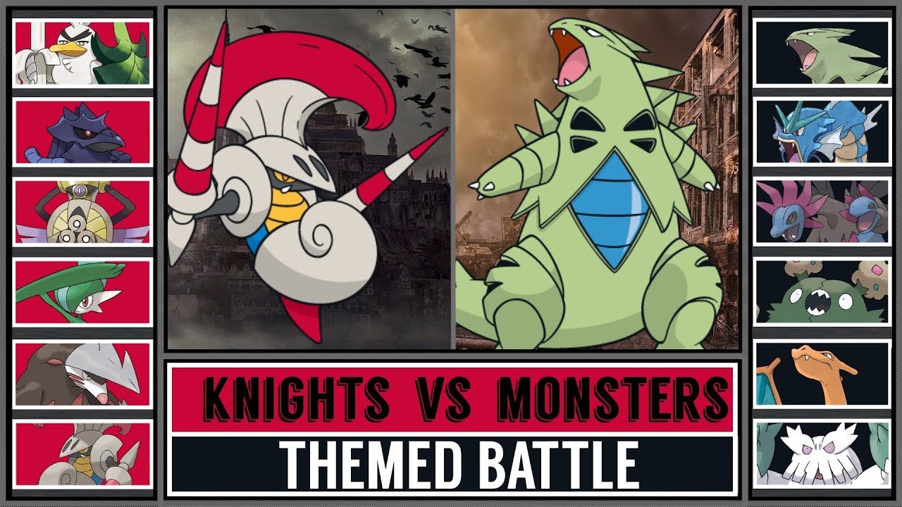 KNIGHTS vs MONSTERS (Pokémon Theme Battle) YouTube