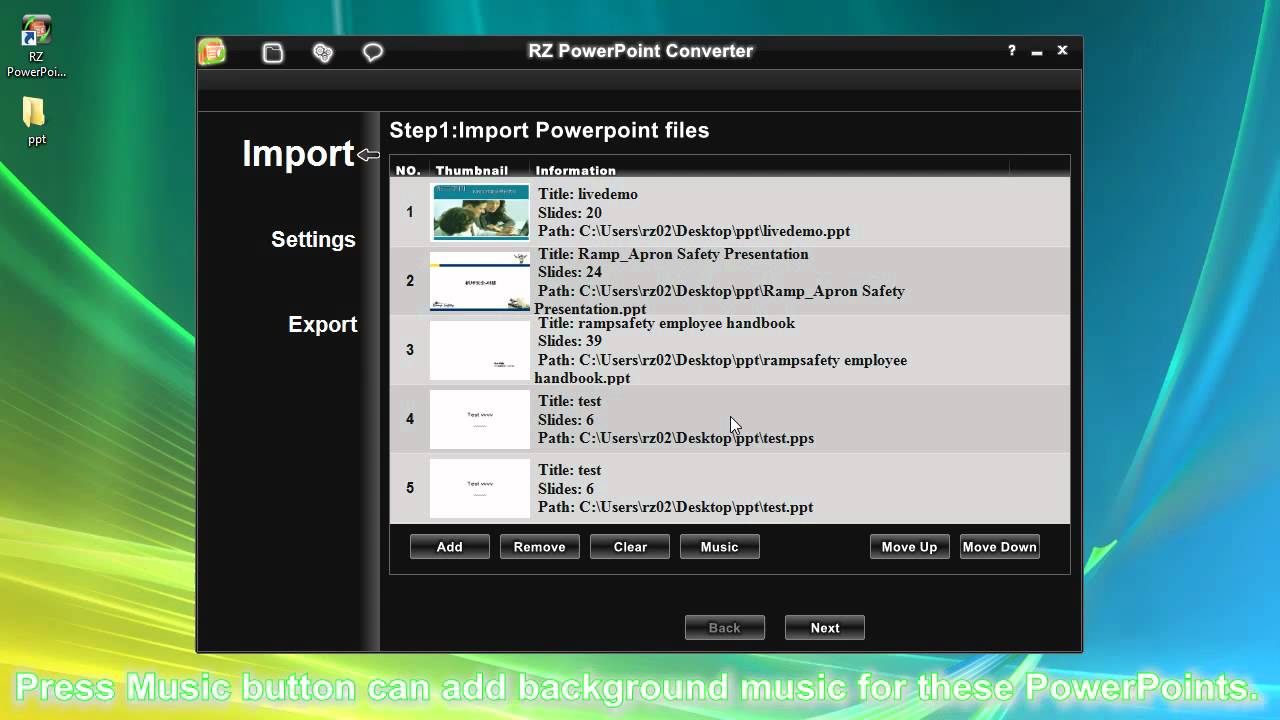 How to convert PowerPoint to video of any formats.