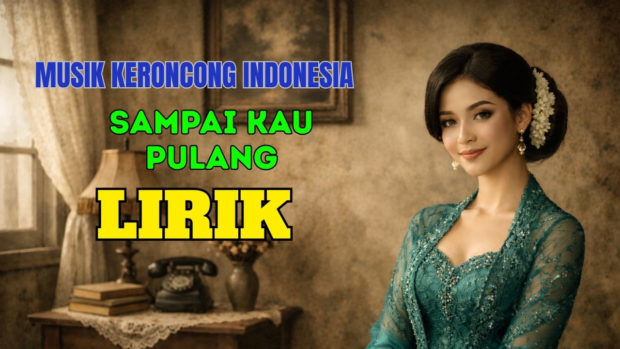 Musik Keroncong Indonesia - Sampai Kau Pulang Lirik