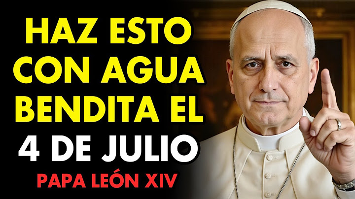 Pope Leo XIV revealed: Do this with HOLY WATER on July 4th and Receive PROSPERITY