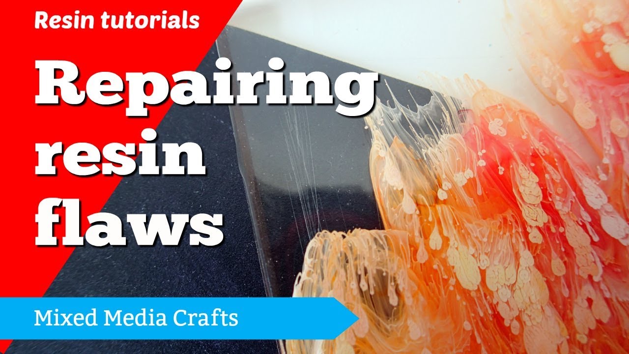 How to fix flaws in resin resin for beginners YouTube
