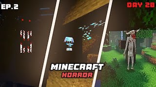 I Spent 30 day in horror minecraft - ep.2 | scary | horror | minecraft | bedrock | mcpe | fearcraft