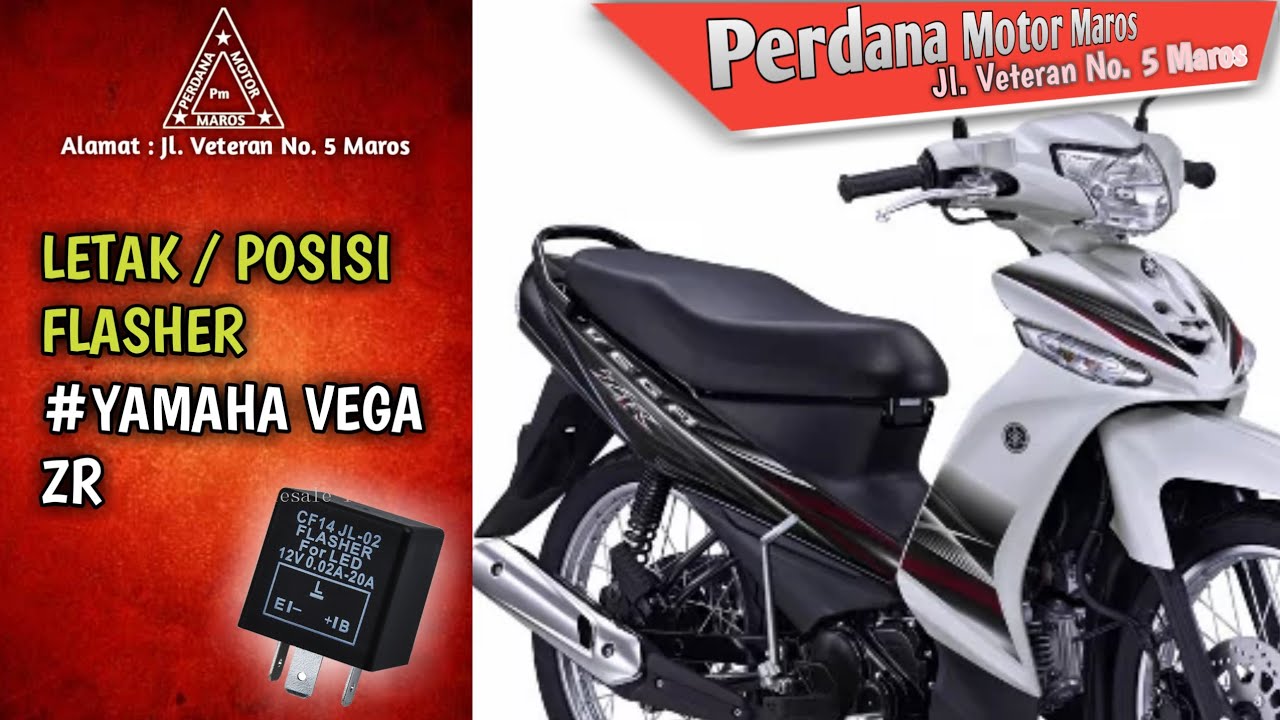 Posisi Flasher Yamaha Vega Zr Youtube