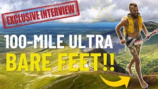 Ivan Hrastovec running Ultra-Trail Snowdonia UTMB - Barefoot🦶