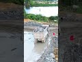 Dump truck Transporting the Rock #fypシ #truck #bulldozer #shortvideo #pushing