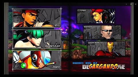 Marvel vs Capcom 3 Fate of Two Worlds Ryu Morrigan Iron Man