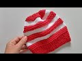 Gorro de Tricot/ Receita completa no meu canal