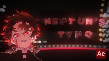 NEPTUN TEXT TUTORIAL [2021] l AE AMV TUTORIAL