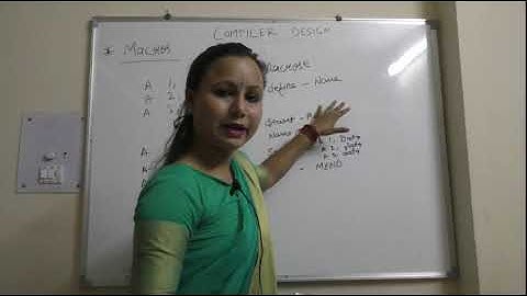 "MACROS" IN COMPILER DESIGN BY AYUSHI MAM