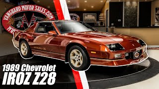 1989 Chevrolet Camaro IROC Z28 For Sale Vanguard Motor Sale #8836