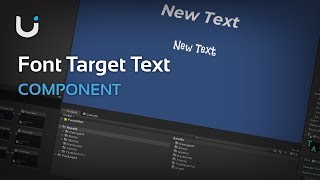 Font Target Text - Component - DoozyUI - UI Managemet System for Unity