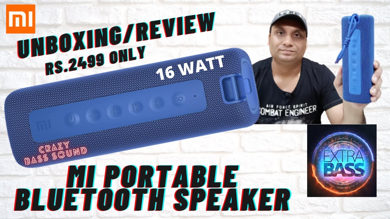 Xiaomi Mi Portable Bluetooth Speaker (16W) - On a par with the greats! 🫡 -  Unboxing and review 