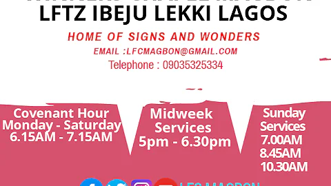 COVENANT DAY OF OPEN DOORS SECOND SERVICE