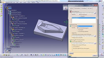 How to generate APT code in CATIA