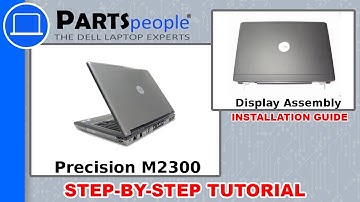 Dell Precision M2300 (PP18L) Display Assembly How-To Video Tutorial