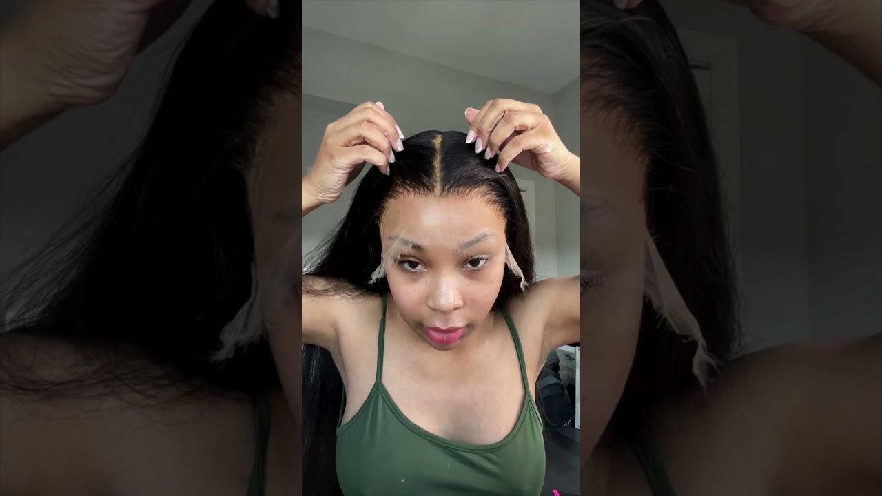 How To Apply A Lace Wig EASY Shorts Hair Transformation Howto
