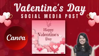 Valentine's Day Post Design with Canva | @yoursocialbae screenshot 3