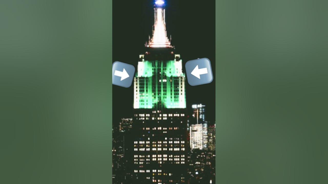 empire state building st patricks day 2025