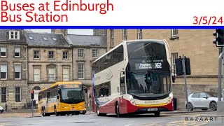 Buses at Edinburgh Bus Station • Bus Vlog 3/5/24