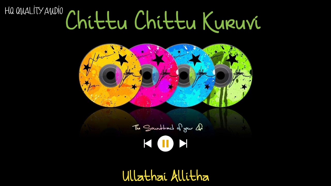 Chittu Chittu Kuruvi  Ullathai Allitha  High Quality Audio 