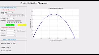 PROJECTILE MOTION SIMULATOR