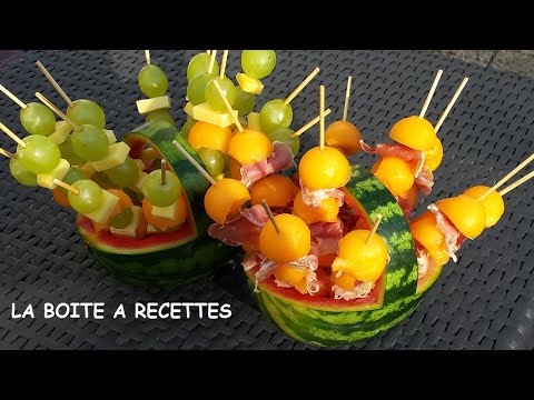 Vidéo: Comment Faire Une Corbeille De Fruits Pastèque