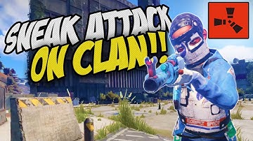 AMBUSHING a CLAN at the ROCKET LAUNCH SITE! - Rust Co-op Survival Gameplay