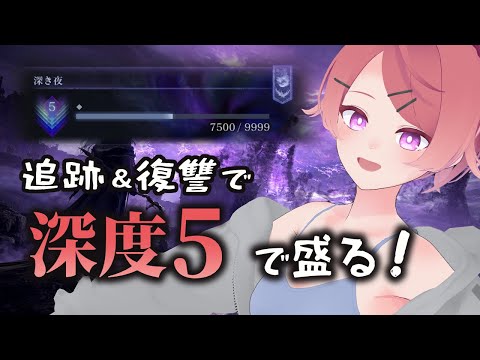 【ナイトレイン】作業のち　深度5　追跡・復讐で！たまには真面目に上げる【朱鷺村いまり】
