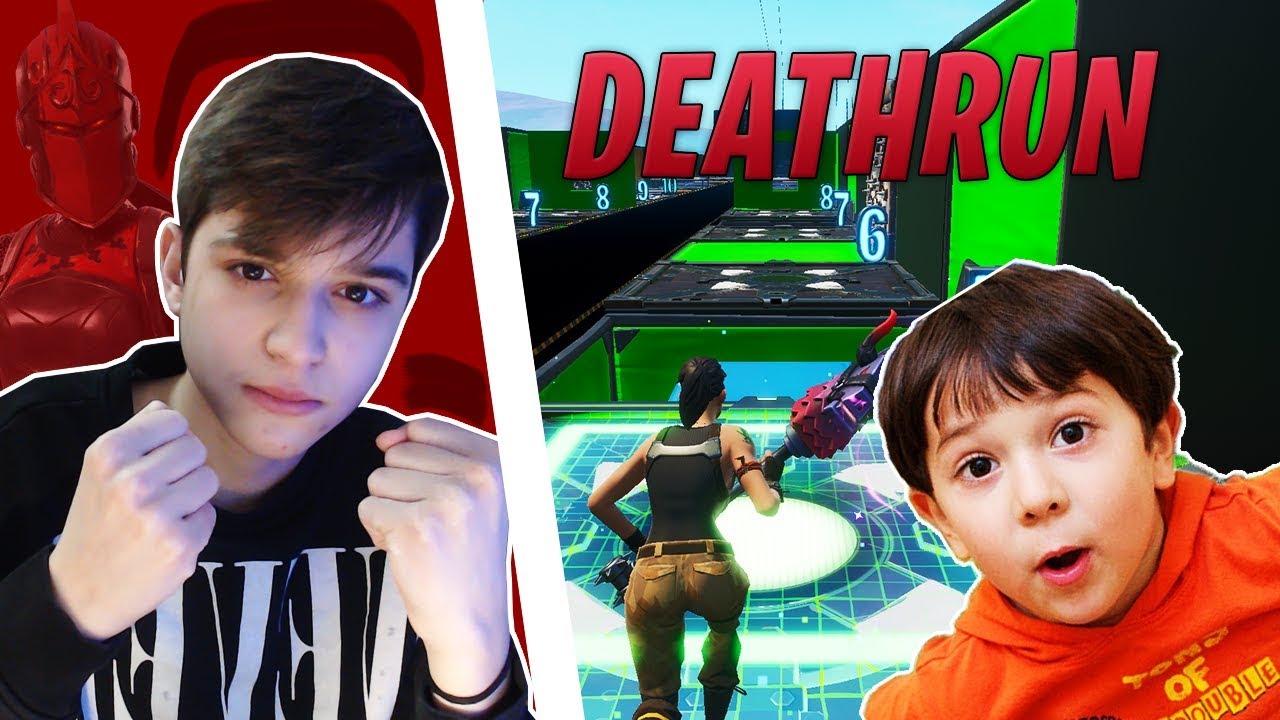 greek eats ΑΓΩΝΑΣ DEATHRUN ΜΕ ΕΝΑ 10ΧΡΟΝΟ ΣΤΟ FORTNITE
