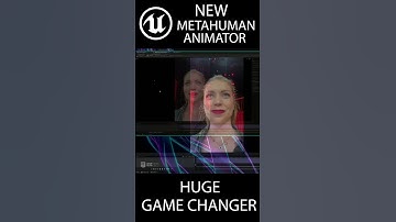 HUGE NEWS! The NEW Metahuman Animator allow to Create Animations in Seconds!! | #shorts