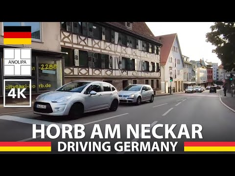 Driving GERMANY 🚙 🇩🇪 Horb am Neckar, Epfendorf, Fischingen - Fahren Deutschland 4K