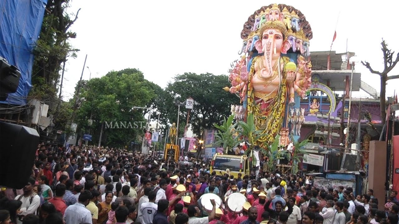 Khairatabad Ganesh Immersion 2019 | Exclusive Visuals | Manastars
