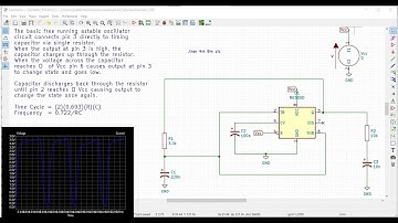Kicad tutorial 23: Design and simulation of basic NE555 oscillator circuit