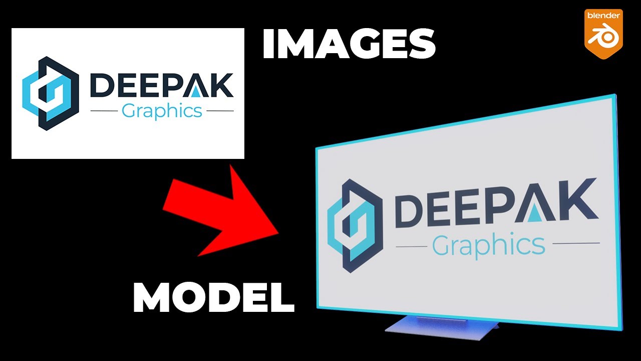 How to import image as texture in blender 3 2 deepak graphics youtube