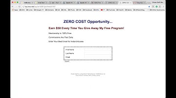 How To Create a Simple Capture Page for TrafficWave