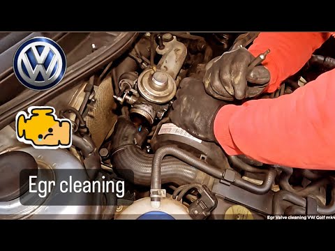 VW / Seat / Audi / Skoda 1.9tdi EGR valve cleaning (without removing) 