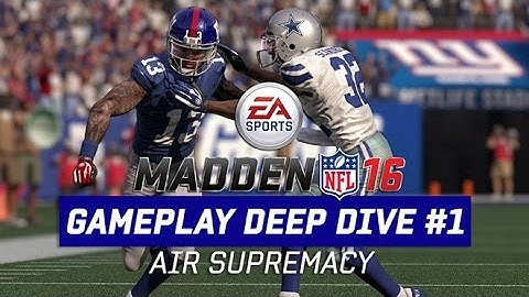 Madden 16 | Offense AIr Supremacy ! | New Air Attack Passing System | Madden 16 First look !