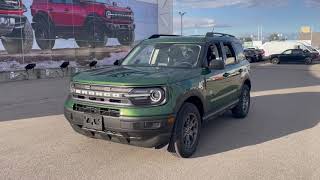 2024 Ford BRONCO SPORT BIG BEND in eruption green metaliic stock B2608 at Thorncrest Ford