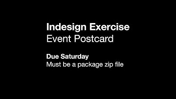 Id Indesign Event Postcard