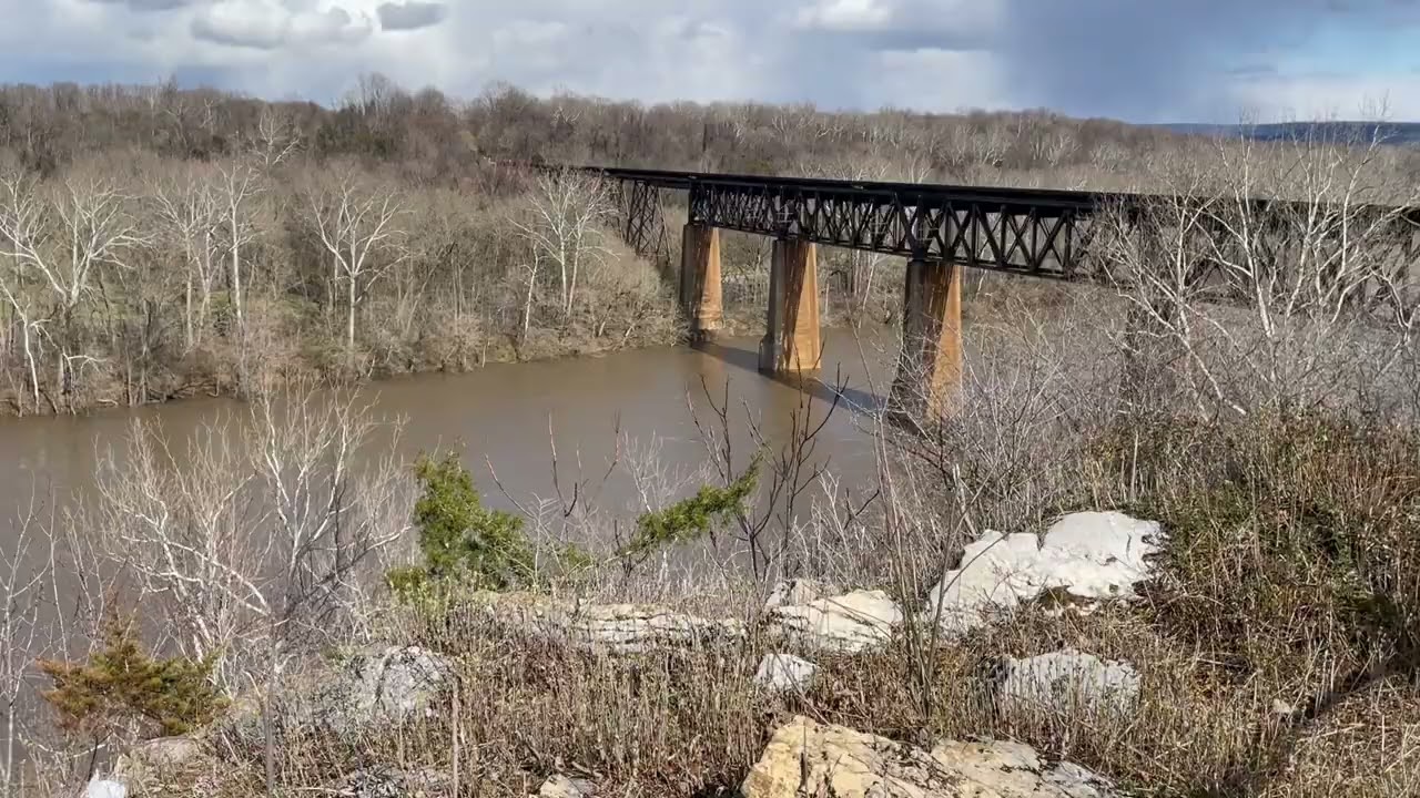 River View From Atop Limestone Bluff