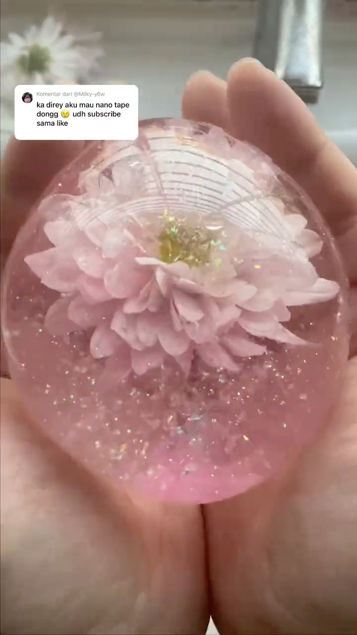 WOW‼️ BIKIN BALON ISI BUNGA DARI NANO TAPE