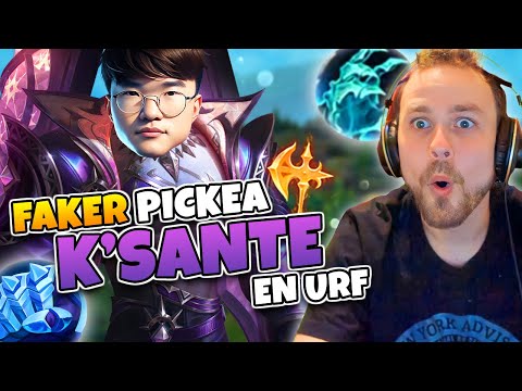 👑 ¡FAKER JUEGA K'SANTE POR PRIMERA VEZ EN URF CON SU VUELTA A COREA!