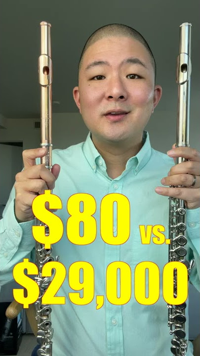 $80 (Amazon) vs. $29,000 Flute - Can You Hear the Difference? #shorts