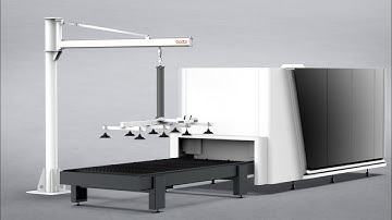 BODOR VIDEO: iLoader eco Auxiliary Loading Device For Laser Cutting Machine